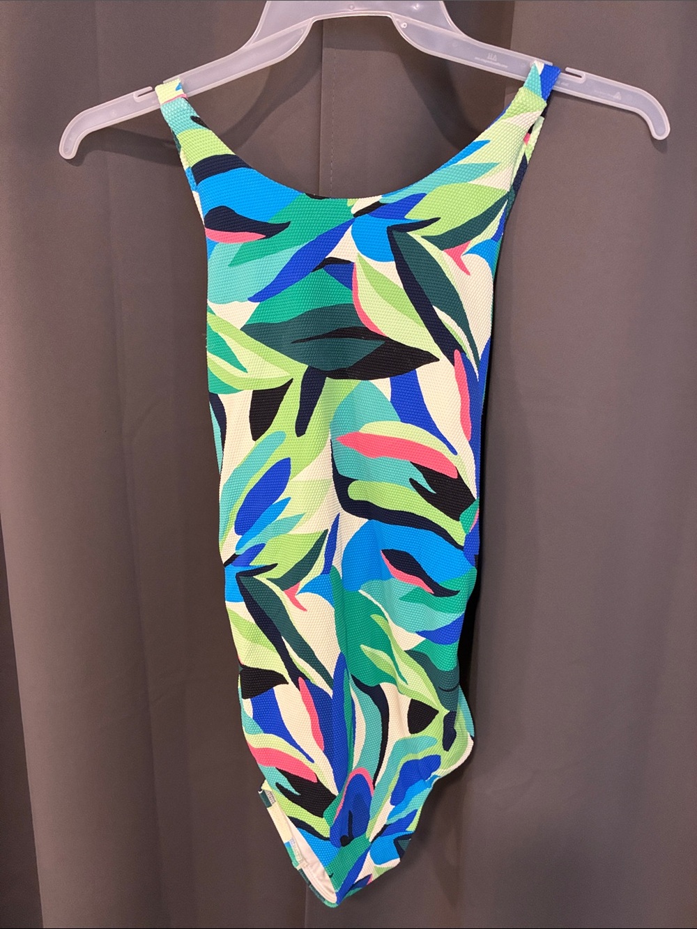 Shade & Shore Strappy One-Piece Swimsuit - Green, Blue, Pink, White